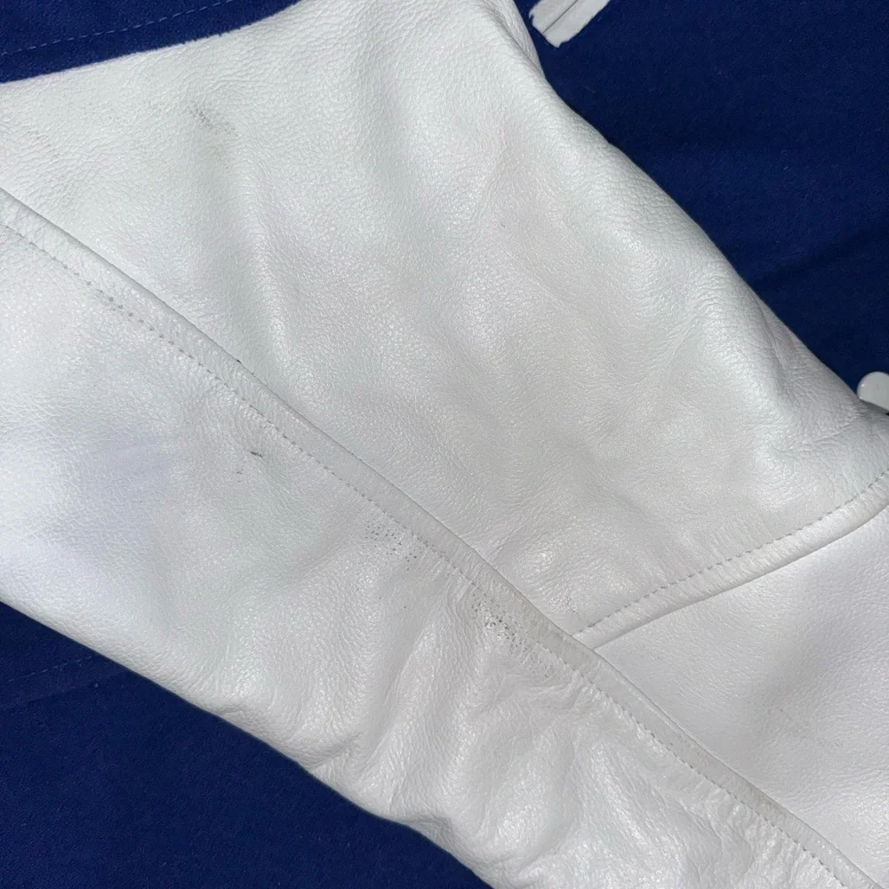 Sledwise Blue and White Varsity Jacket size large - Picture 5 of 12